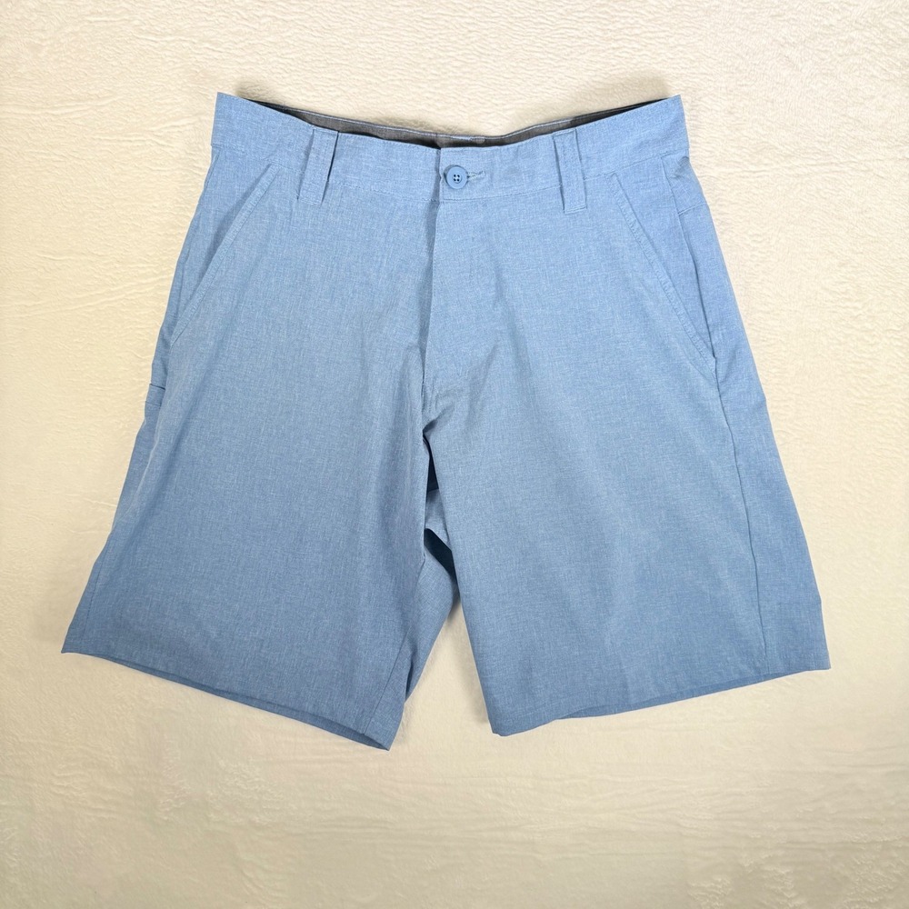 Reel Legends Mens Performance Shorts Blue Sz 32 Outdoor‎ Fishing Hiking Gorpcore